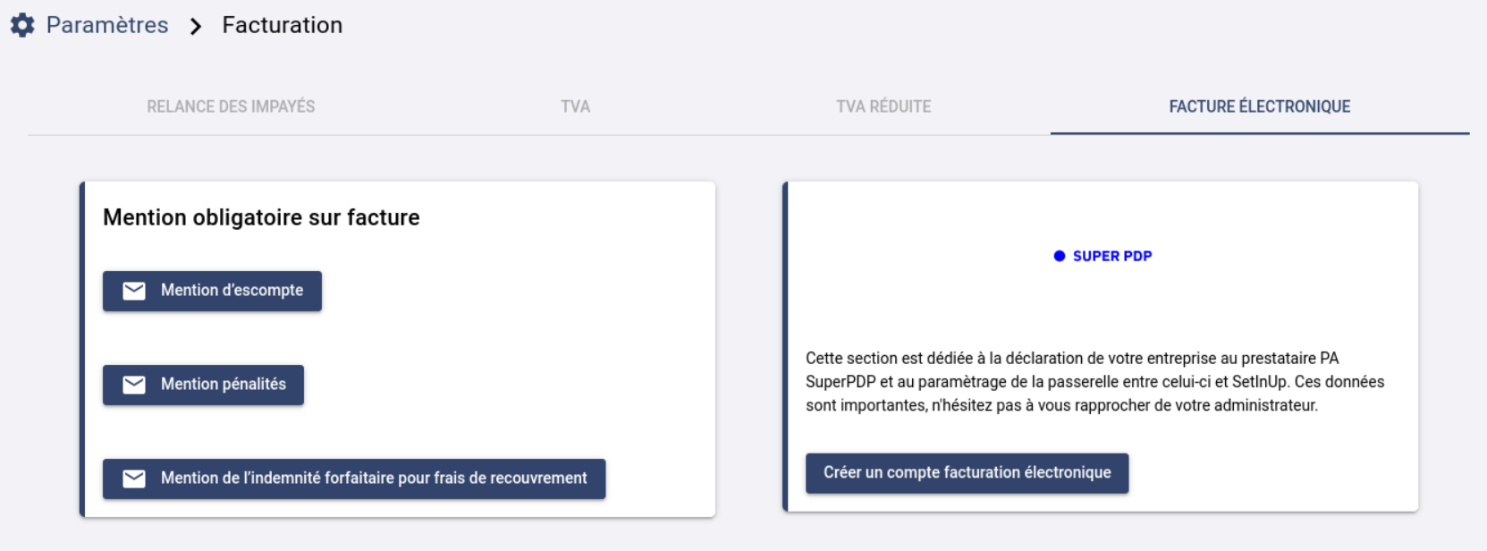 02 parametre factures