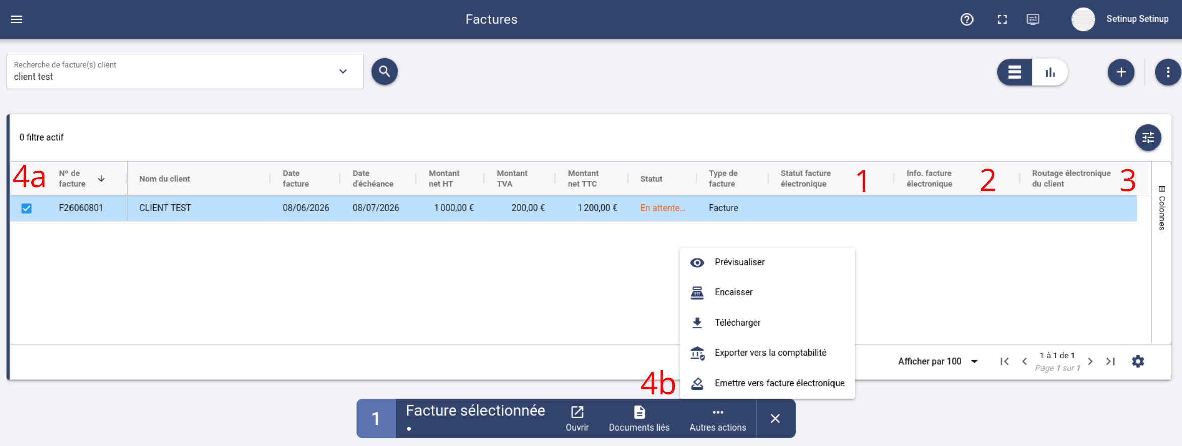 51 facture emettre