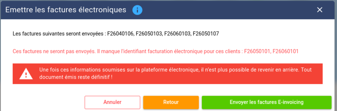 52 facture emettre eInvoicingSend