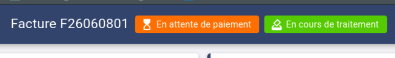 55 client facture statut