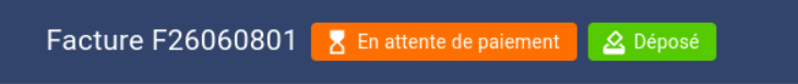 56 client facture statut