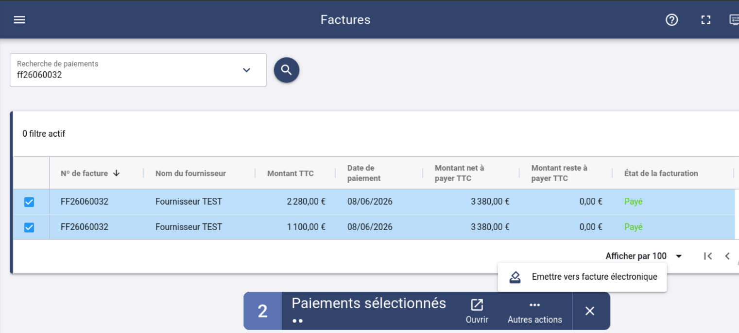92 facture paiement emission