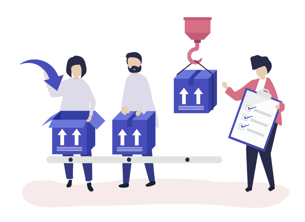 Processus de production et contrôle