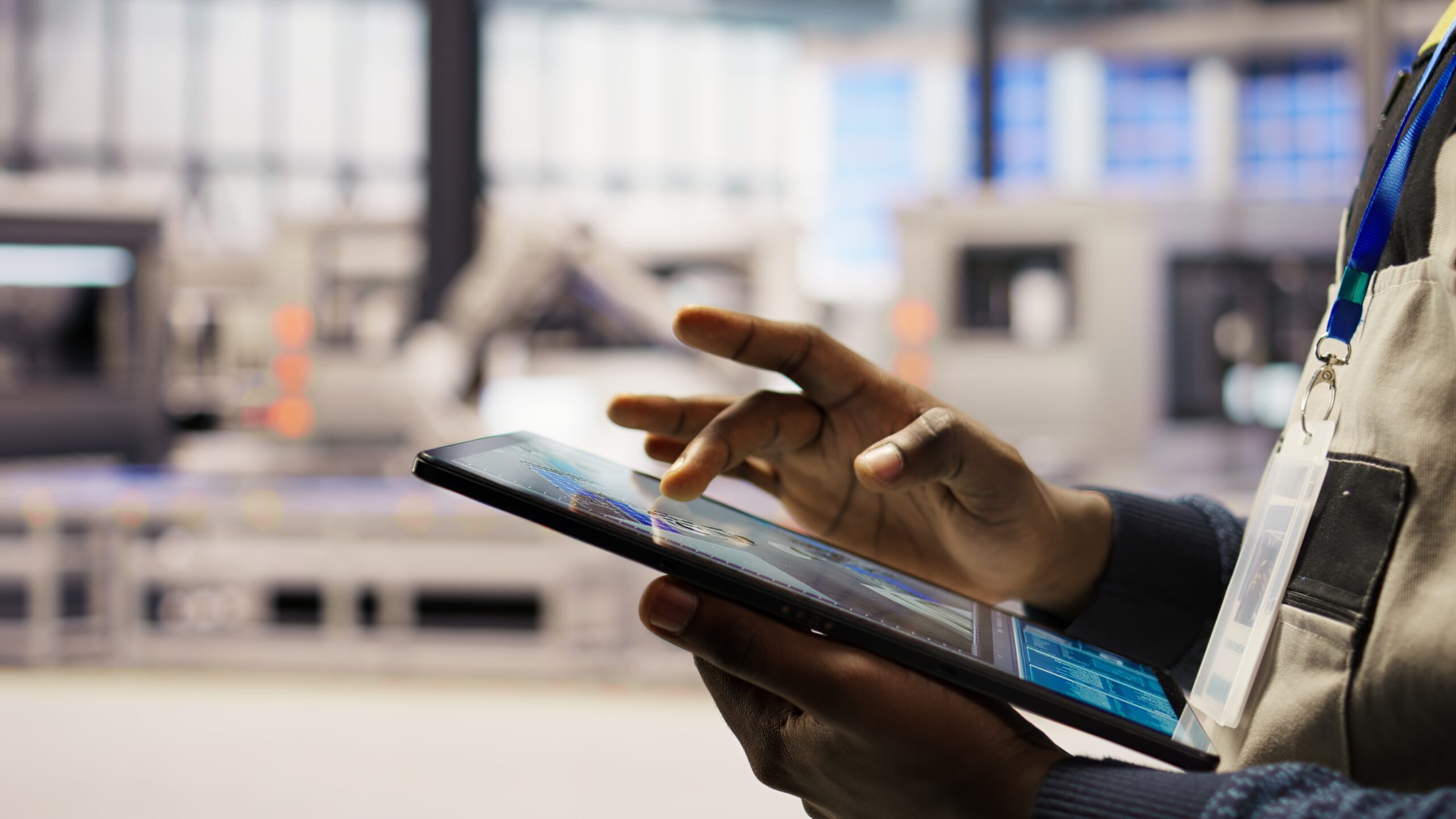 Suivi d’un ordre de fabrication sur tablette