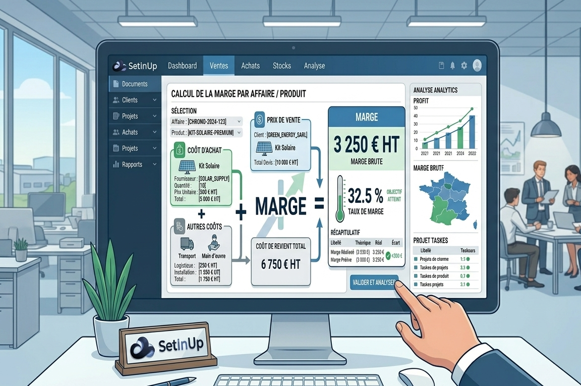 la marge de SetInUp