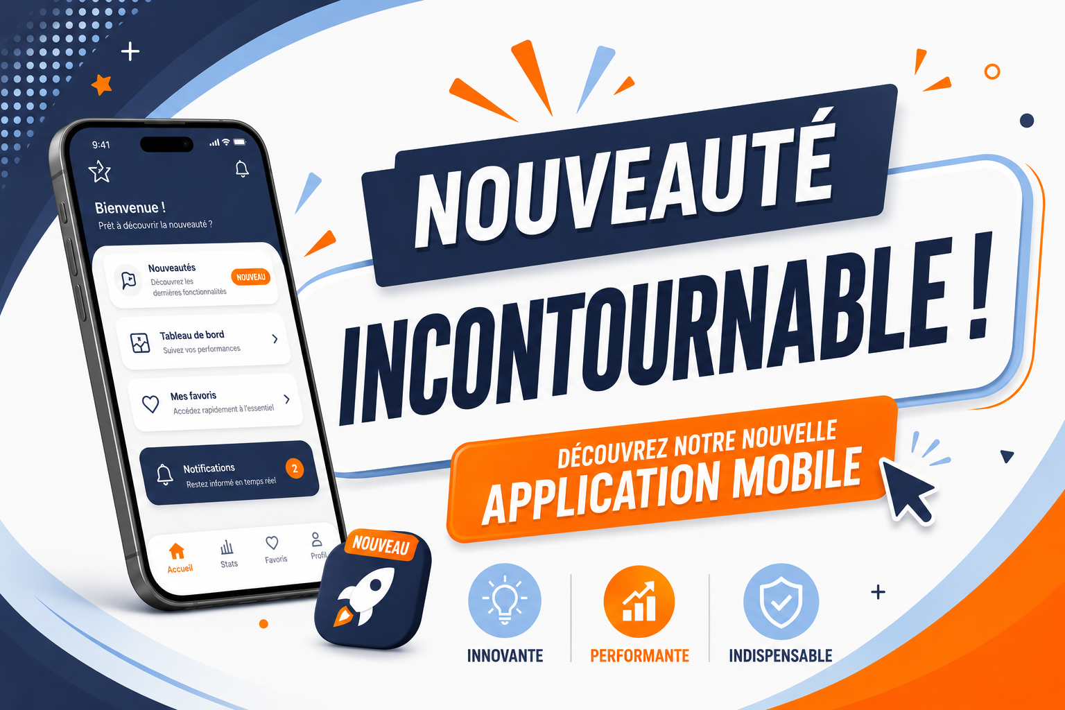 Application mobile : réception commandes fournisseurs